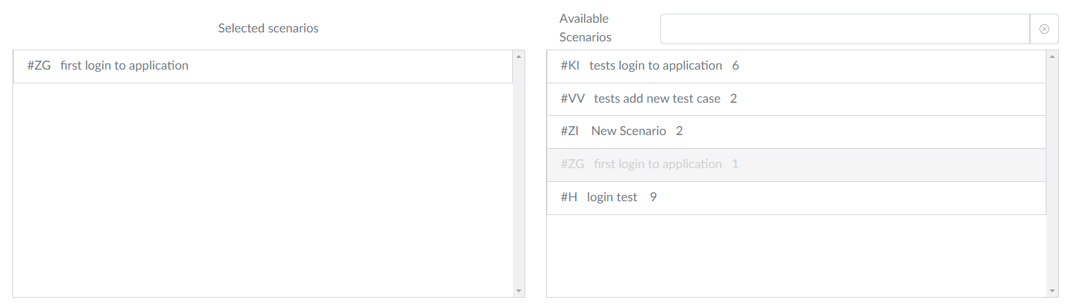 image of Create a test plan from predefined test scenarios